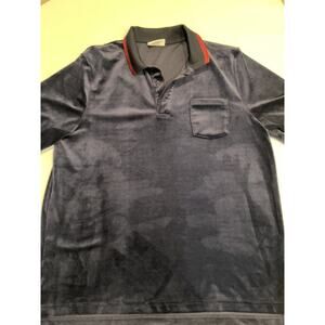 AGTAWH Burgundy Velour Size L. Men NWT